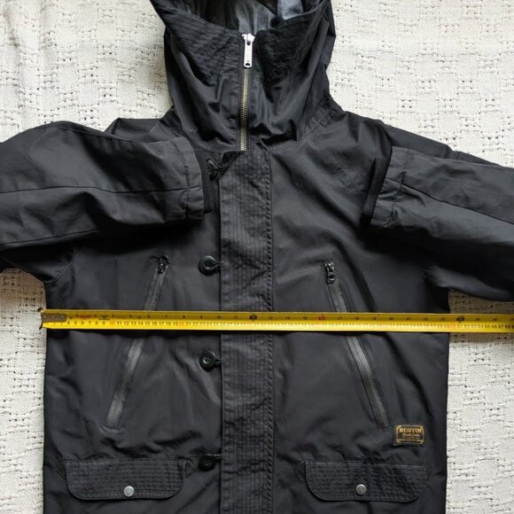 BURTON 2013 DRYRIDE Snowboard SUKABUMI Parka Black Zip/Button Mens Size M, Wmn L - Picture 4 of 7